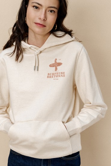 Sweat à capuche femme...
