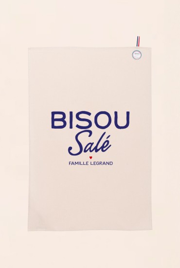 Torchon Bisou salé -...