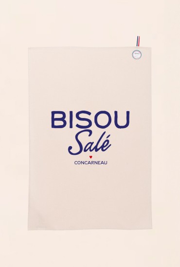 Torchon Bisou salé -...