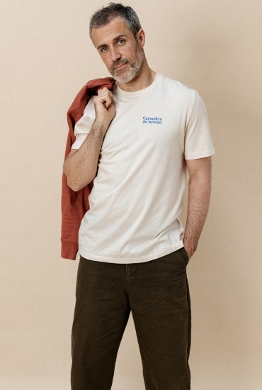 T-shirt homme brodé...