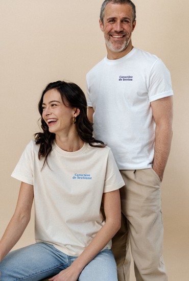 T-shirt femme brodé...