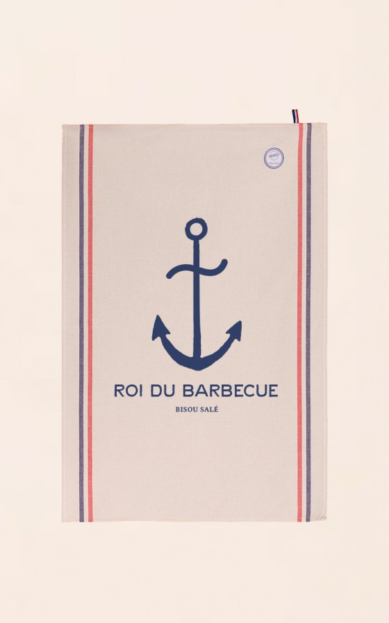 Torchon Ancre - Personnalisable - Made in Bretagne