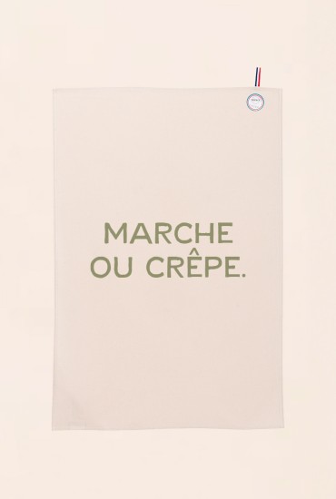 Torchon Marche ou Crêpe -...