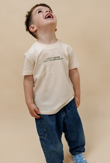 T-shirt enfant brodé Haut...