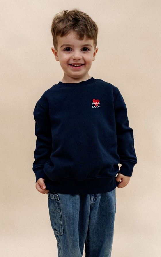 Sweat enfant brodé Grand amour - Personnalisable