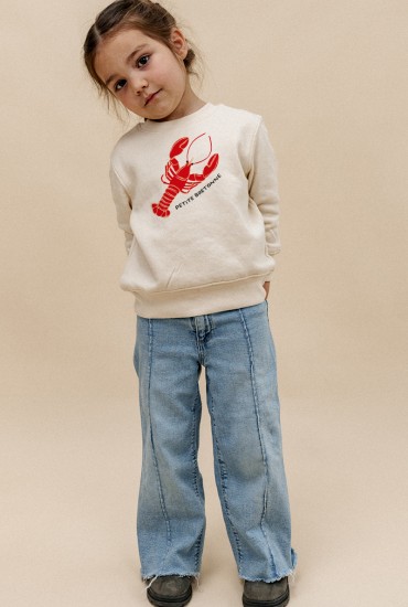 Sweat enfant Grand homard -...