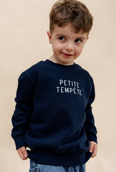 Sweat enfant brodé Petite...