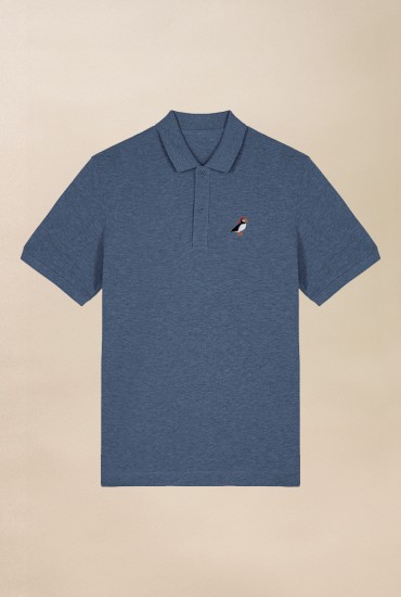 Polo homme brodé Macareux