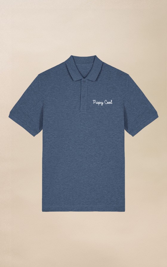 Polo homme brodé manuscrit - Personnalisable