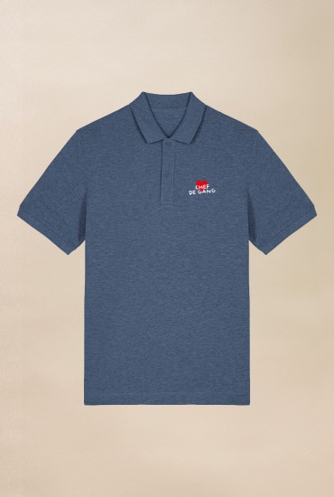 Polo homme brodé Grand amour