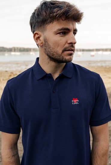 Polo homme brodé Grand amour