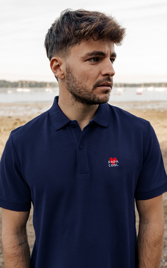 Polo homme brodé Grand amour