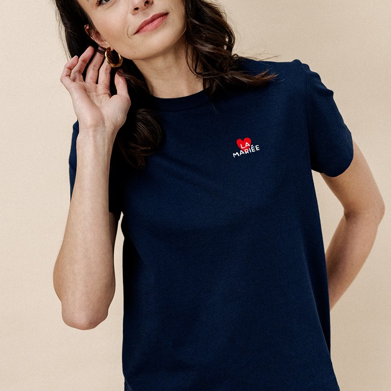 T Shirt Linda Brode Amour En Coton Biologique