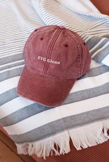 Casquette vintage brodée -...