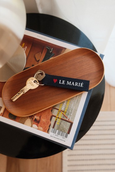 Porte-clés à message Coeur...