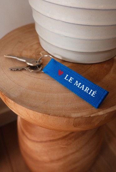 Porte-clés à message Coeur...