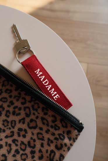 Porte-clés à message Madame
