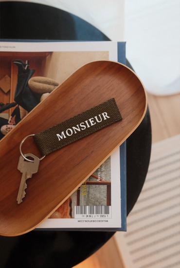 Porte-clés à message Monsieur