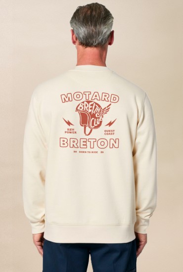 Sweat homme Motard breton -...