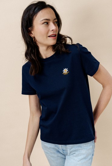 T-shirt femme brodé...