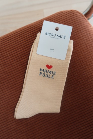 Chaussettes Mamie poule