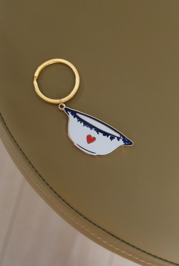 Porte-clés émaillé Bol breton