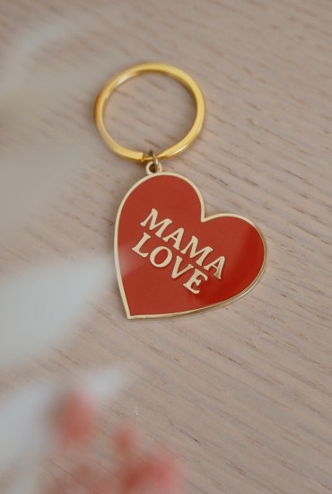 Porte-clés émaillé Coeur...