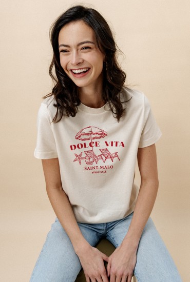 T-shirt femme Dolce vita -...