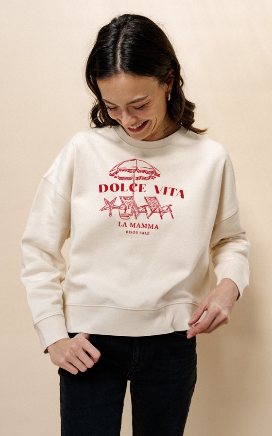 Sweat femme Dolce vita - Personnalisable