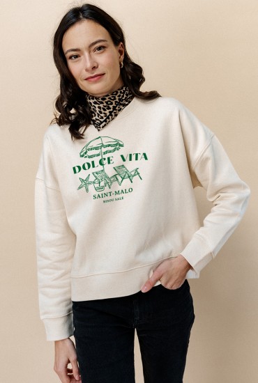 Sweat femme Dolce vita -...
