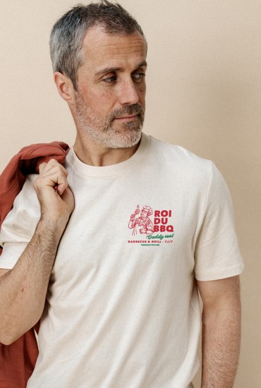 T-shirt homme Roi du BBQ -...