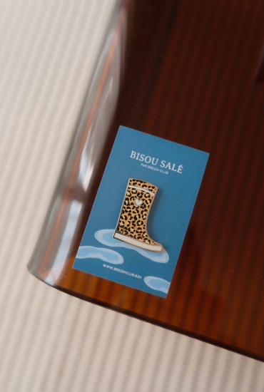 Pin's Botte léopard