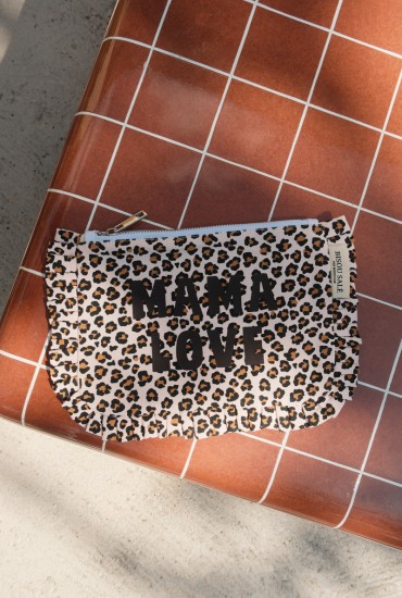Pochette Léopard, texte...
