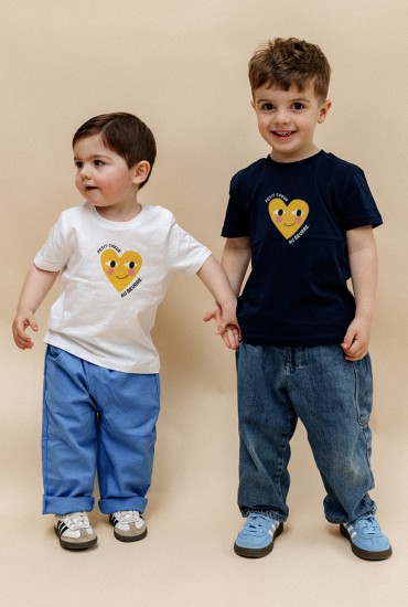 T-shirt bébé Petit coeur au...