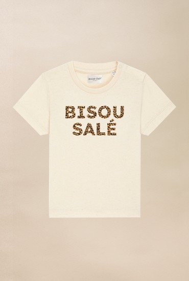 T-shirt bébé imprimé Texte...