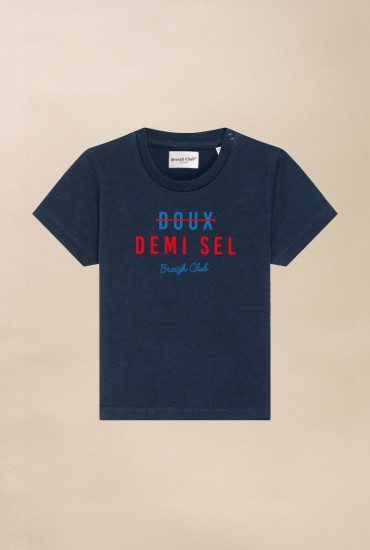 T-shirt bébé Doux - Demi sel