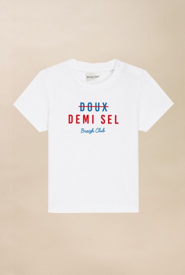 T-shirt bébé Doux - Demi sel