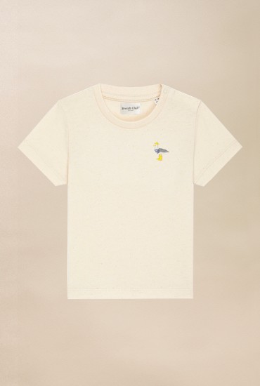 T-shirt bébé brodé Goéland...