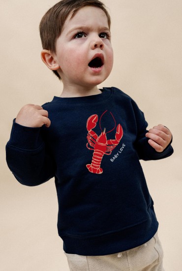 Sweat bébé Grand Homard -...