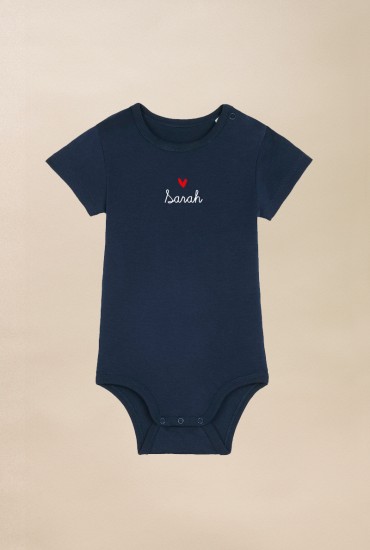 Body brodé Mon petit coeur...