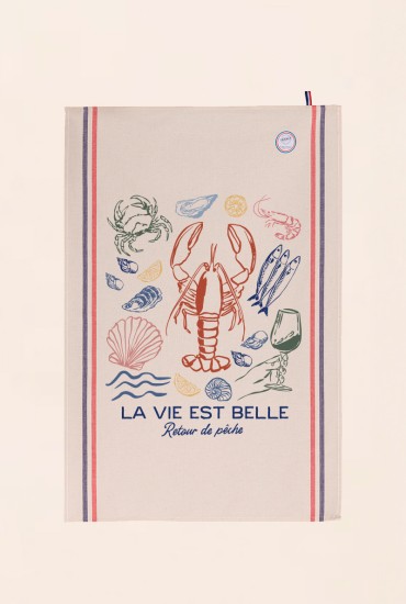 Torchon Retour de pêche -...