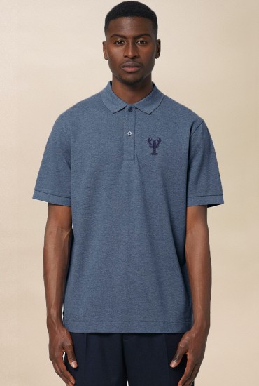 Polo homme brodé Homard...