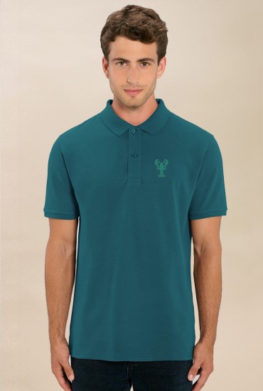 Polo homme brodé Homard...