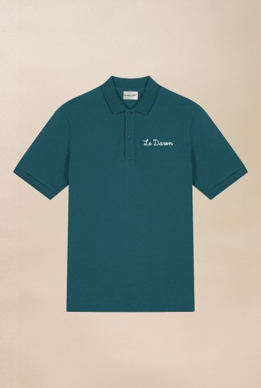 Polo homme brodé manuscrit...