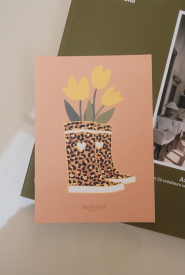 Carte postale Bottes de...