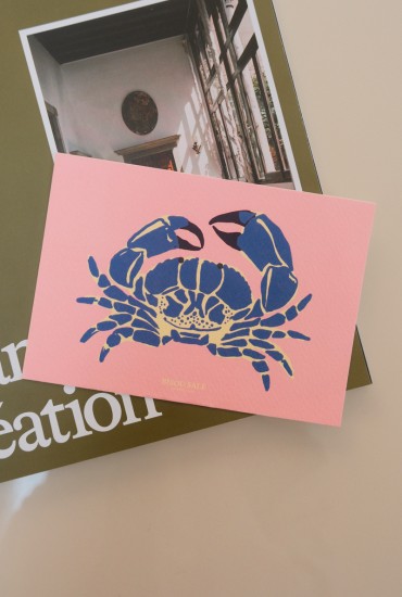Carte postale Crabe