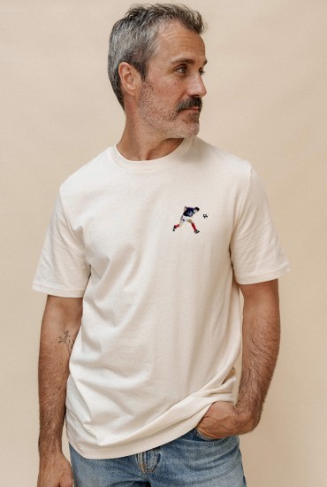 T-shirt homme brodé Zinedine