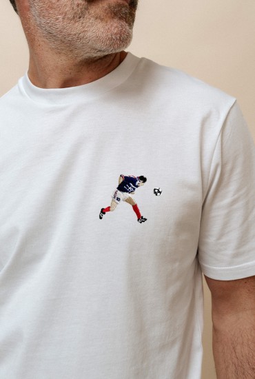 T-shirt homme brodé Zinedine