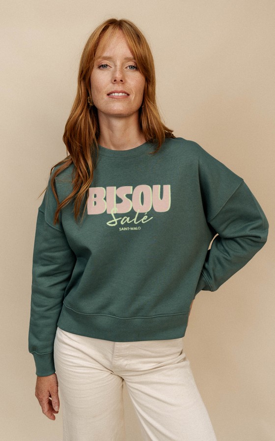 Sweat femme NEW Bisou salé - Personnalisable