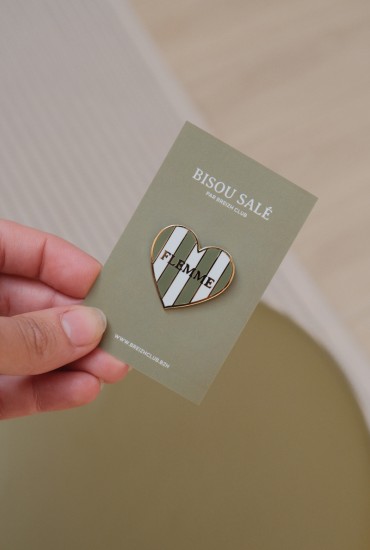 Pin's Coeur Flemme